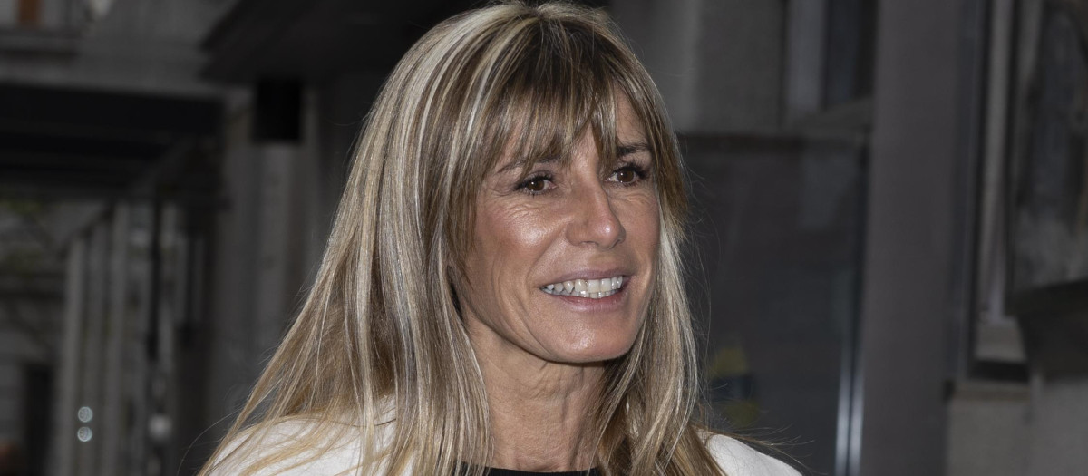 Begoña Gomez  during promotion show Las cosas faciles in Madrid on Thursday, 26 October 2023.