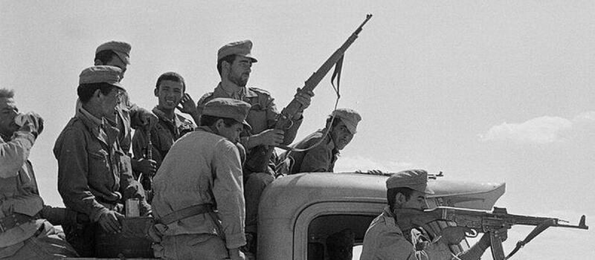 Combatientes argelinos en Tinduf en 1963