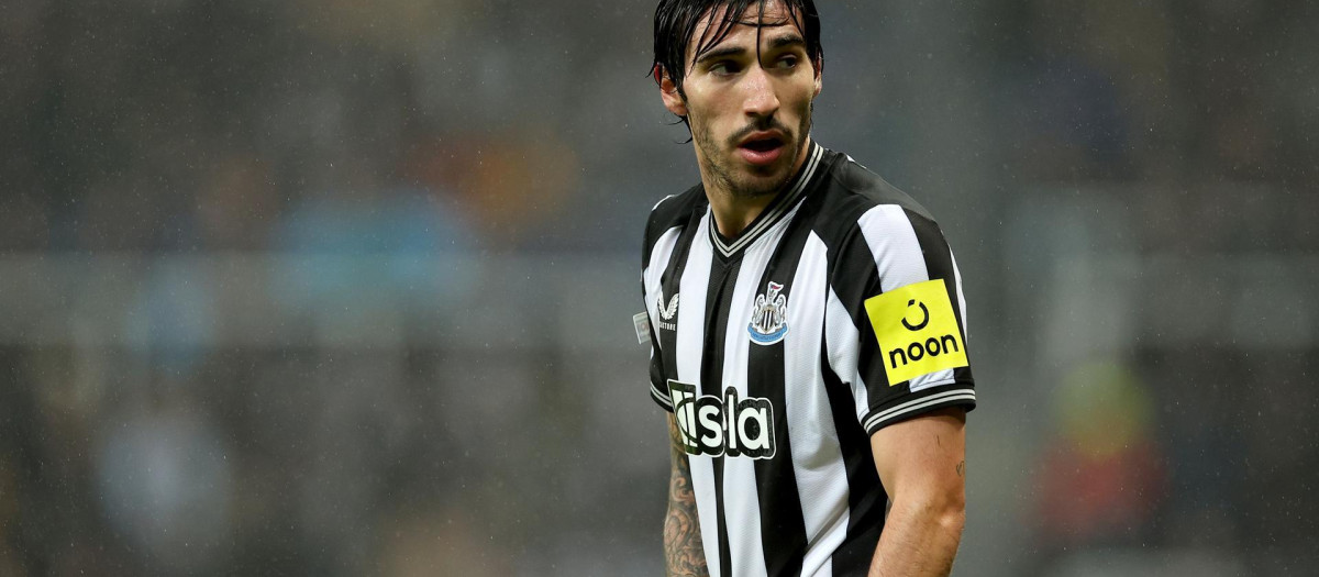 Sandro Tonali, actual jugador del Newcastle