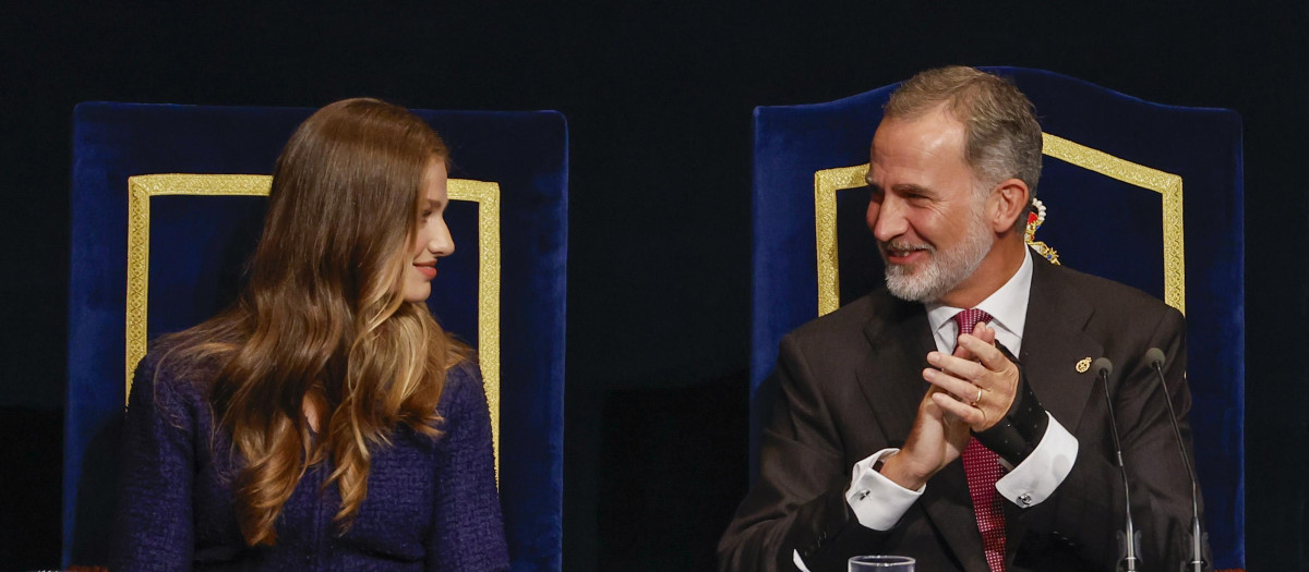 El Rey Felipe y la Princesa Leonor, en los Premios Princesa de Asturias