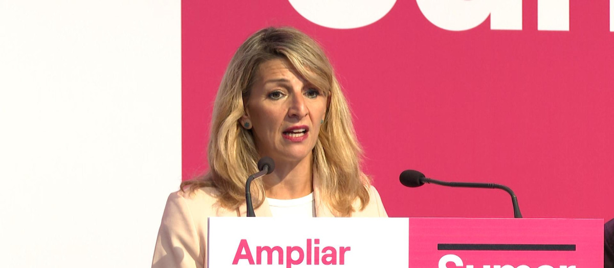 Yolanda Díaz augura que «en breves días» habrá investidura de Sánchez