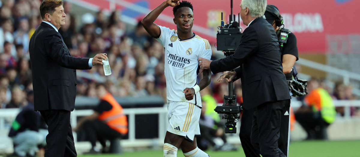 Vinicius Junior ha vuelto a sufrir insultos racistas por parte del público del FC Barcelona