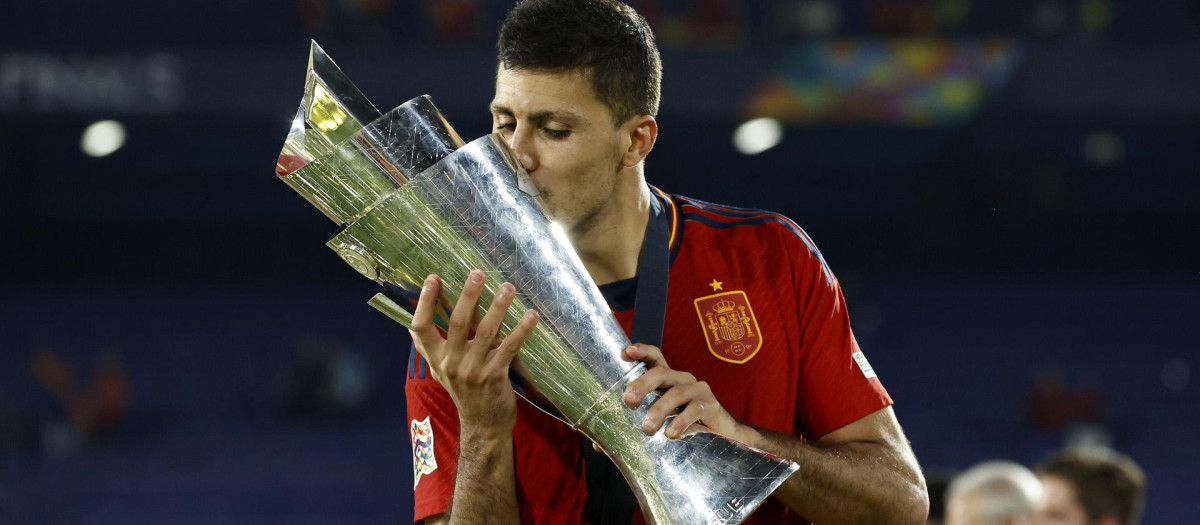 Rodri Hernández fue el único representante español entre los 30 primeros del Balón de Oro