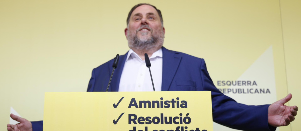 El líder de ERC, Oriol Junqueras.