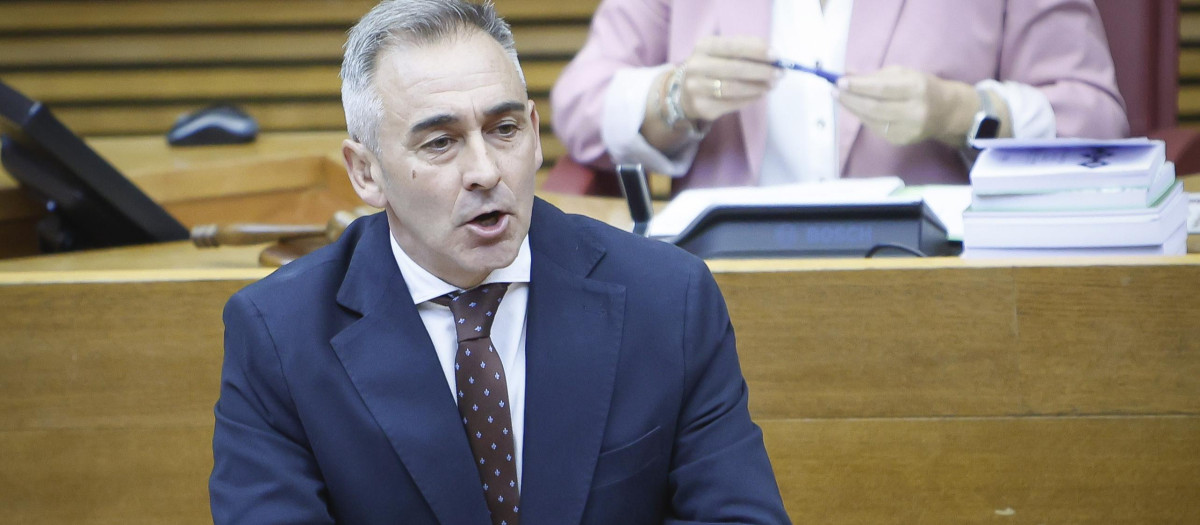 El portavoz del PP en las Cortes Valencianas, Miguel Barrachina