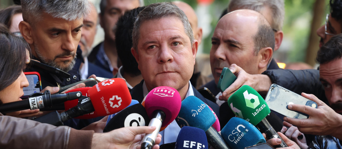 El presidente de Castilla la Mancha, Emiliano García Page, este sábado