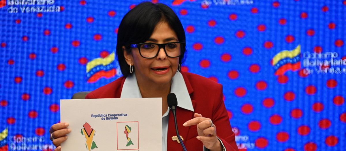 La vicepresidenta de Venezuela, Delcy Rodríguez