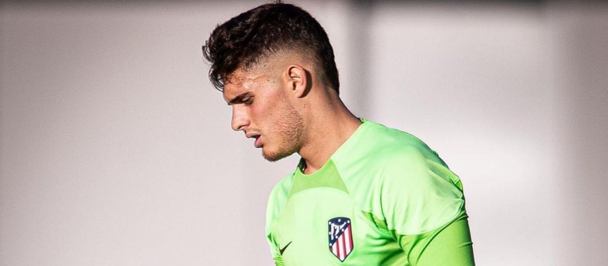 Salvador Esquivel, portero del Atlético Madrid