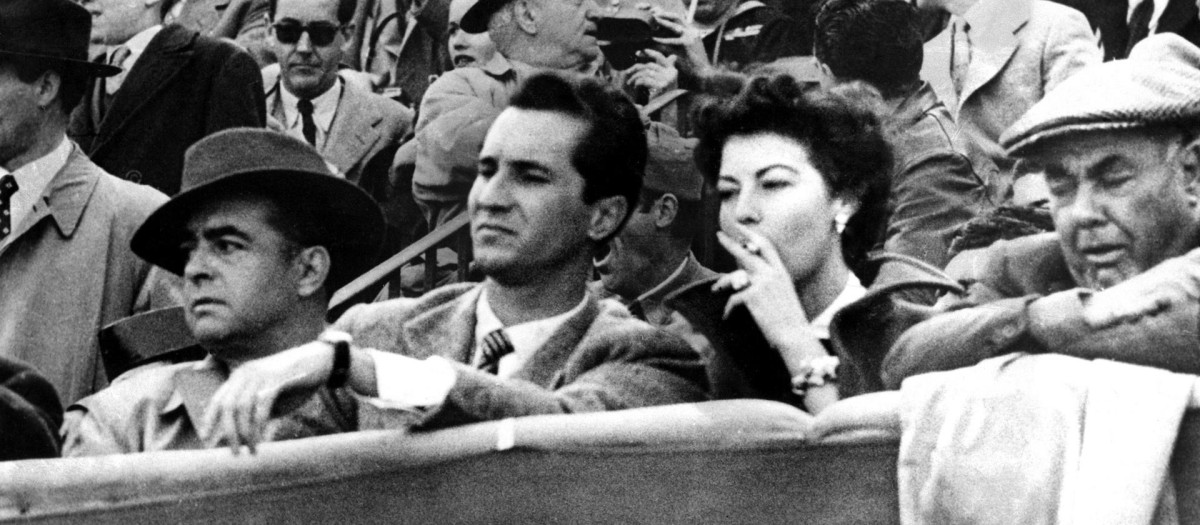 Luis Miguel Dominguín y Ava Gardner en 1954