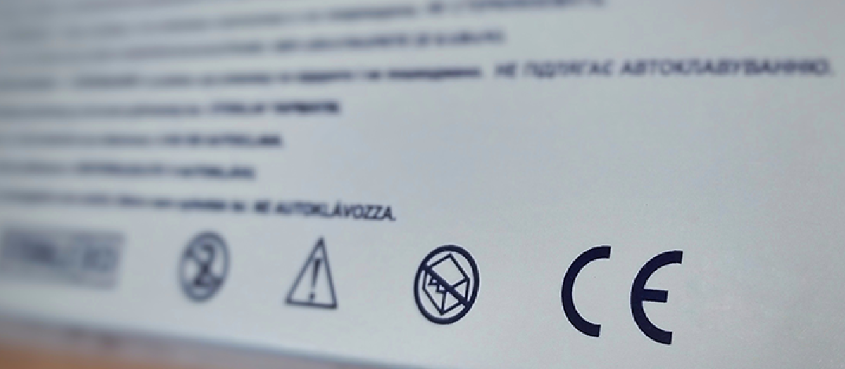 Certificado CE de uno de los productos afectados