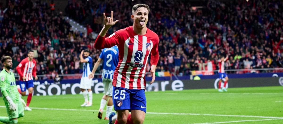 El centrocampista del Atlético de Madrid, Rodrigo Riquelme es una de las principales novedades en la lista de Luis de la Fuente