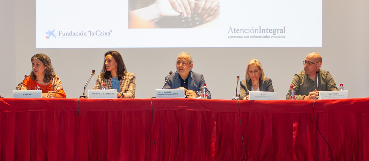 Un momento del acto sobre cuidados paliativos en Valencia