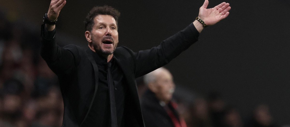 Diego Pablo Simeone, el entrenador del Atlético de Madrid desde 2012