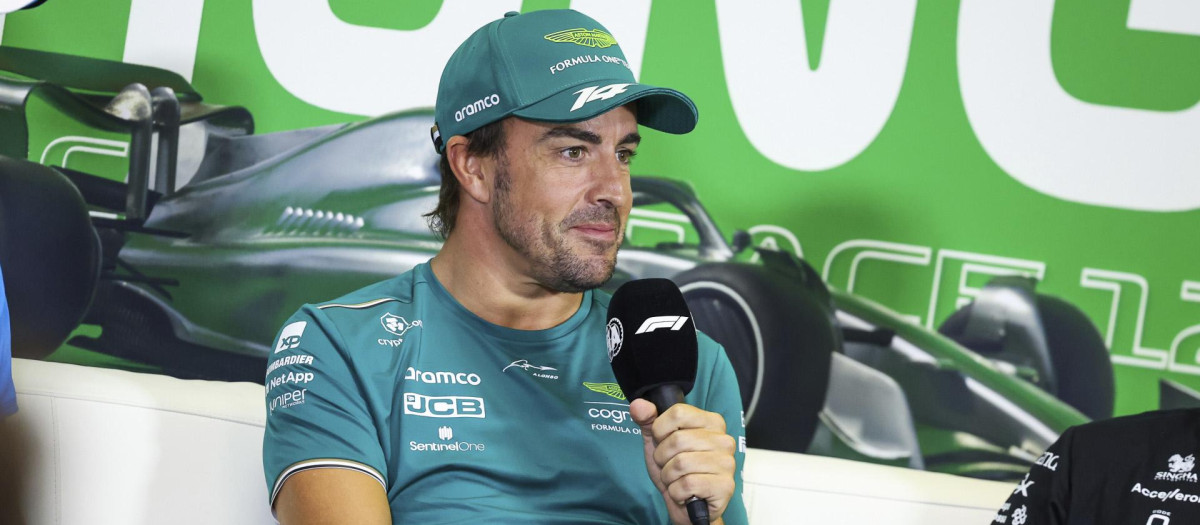 Fernando Alonso en un Gran Premio esta temporada