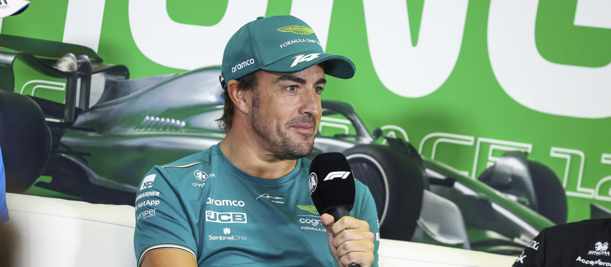 Fernando Alonso en un Gran Premio esta temporada