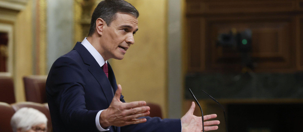 El presidente del Gobierno en funciones, Pedro Sánchez