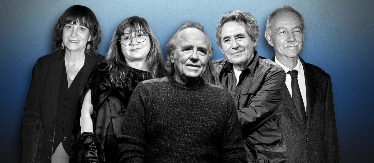 Rosa Montero, Isabel Coixet, Joan Manuel Serrat, Miguel Ríos y Eduardo Mendoza