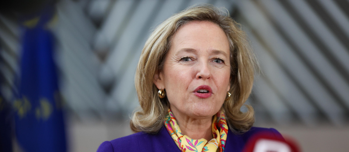 La ministra socialista Nadia Calviño