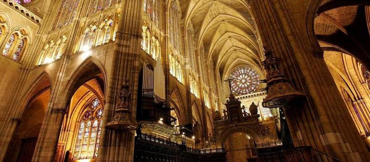 Interior de la catedral de León