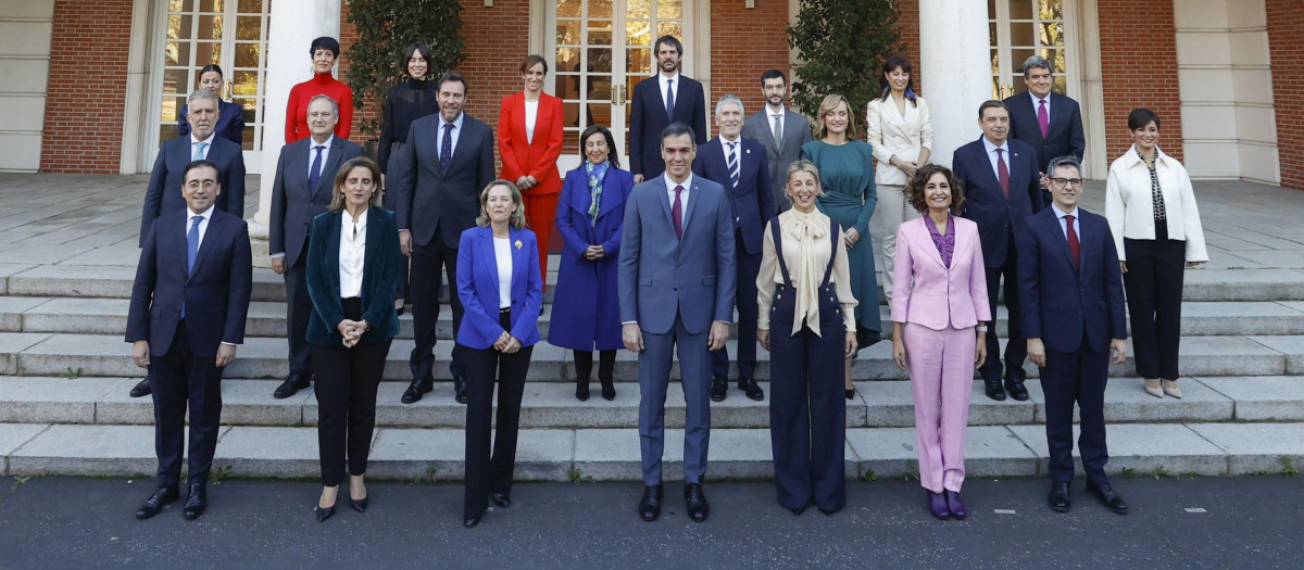 La foto de familia del nuevo Consejo de Ministros