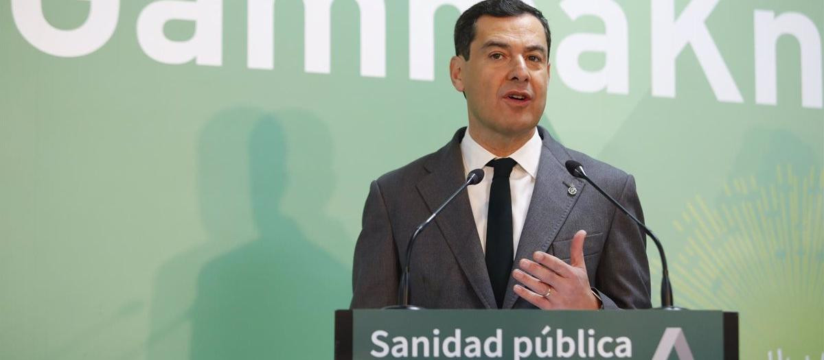 El presidente de la Junta de Andalucía, Juanma Moreno, en una imagen de archivo