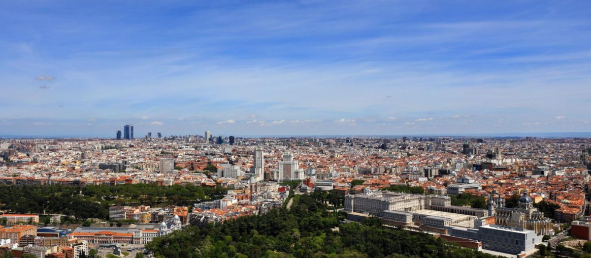 Vista de Madrid capital