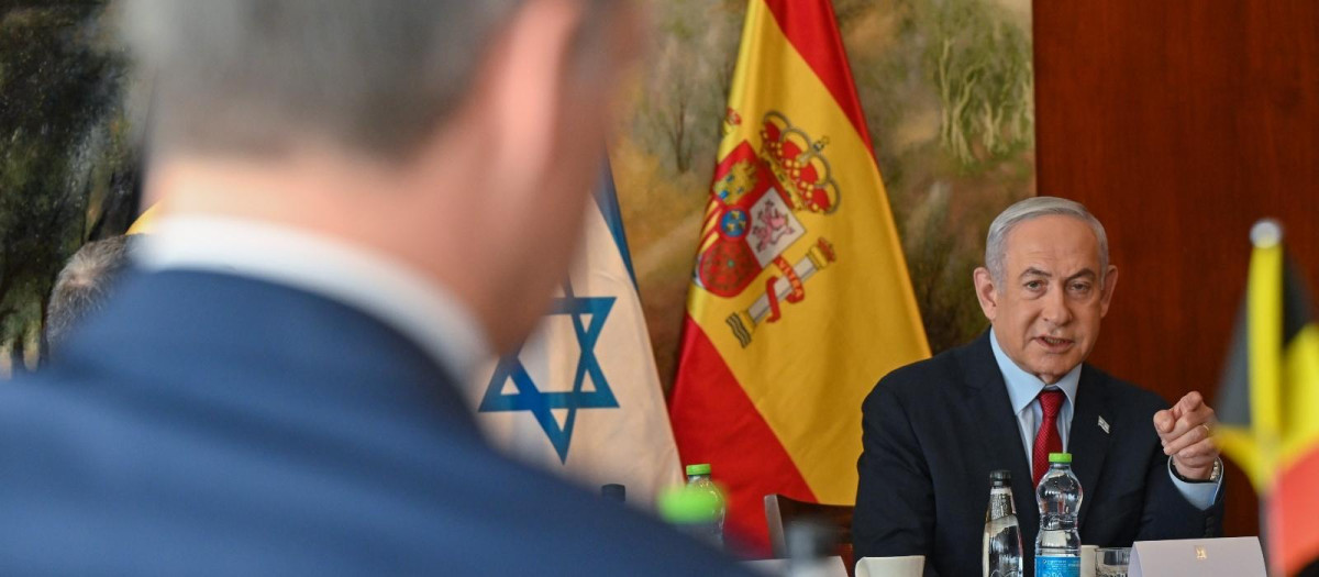 Netanyahu y Sánchez