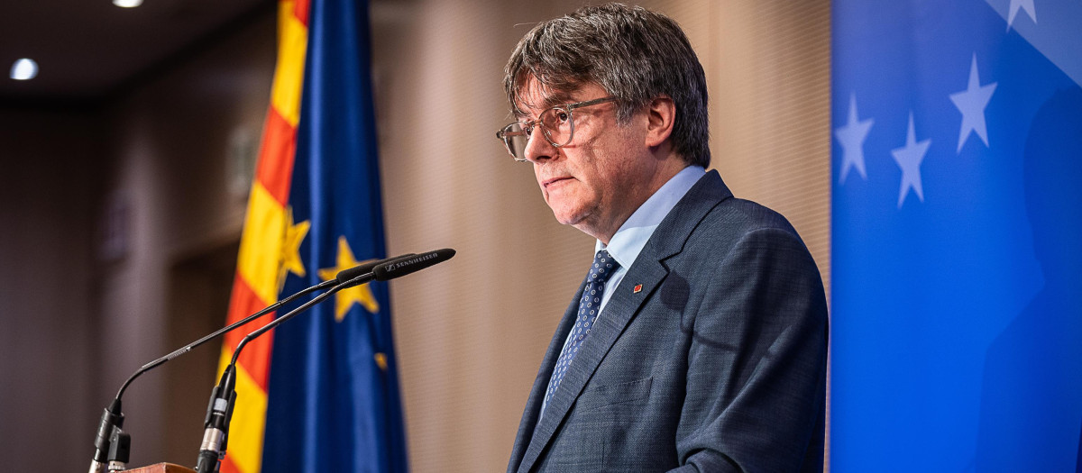 El expresidente catalán Carles Puigdemont