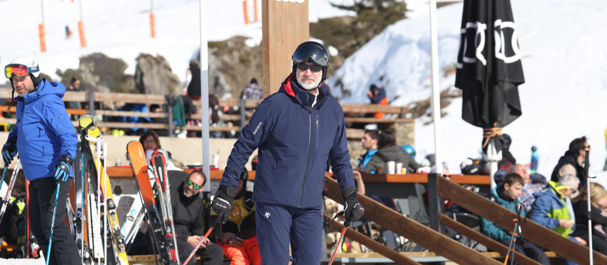 El Rey Felipe, en Baqueira