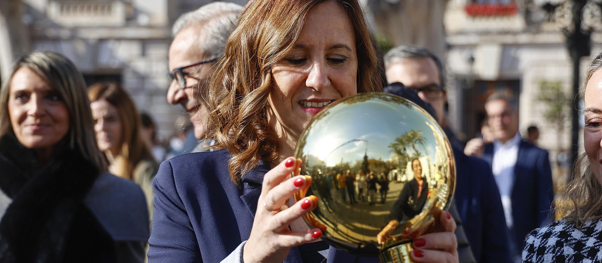 La alcaldesa de Valencia, María José Catalá, este lunes