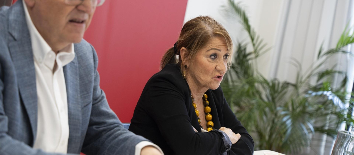 Inmaculada Rodríguez-Piñero junto a Ximo Puig, el pasado octubre