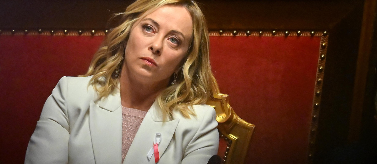 La primera ministra italiana, Giorgia Meloni