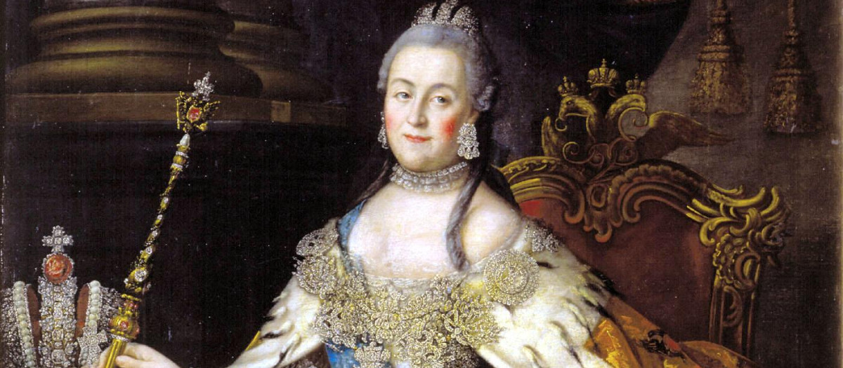 Retrato de Catalina la Grande, obra de Alexey Antropov