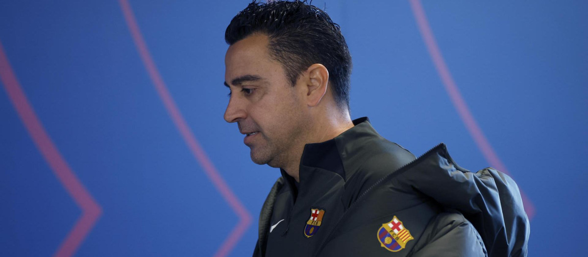 Xavi Hernández no alineó a ningún jugador de la cantera cuando él más se jugaba
