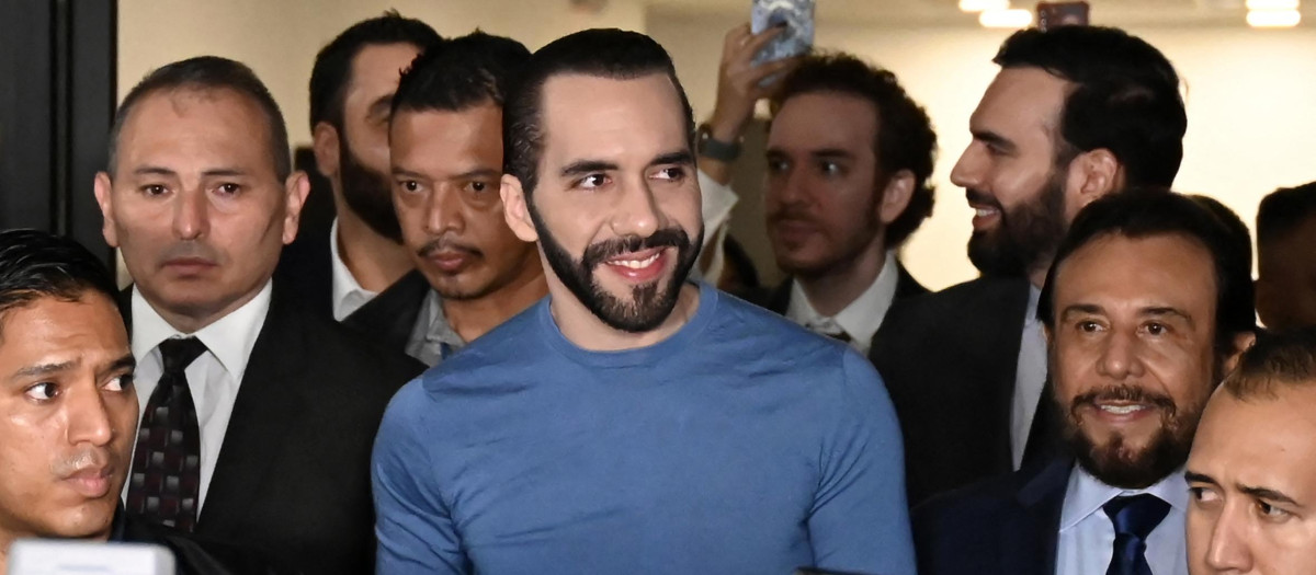 El presidente de El Salvador Nayib Bukele