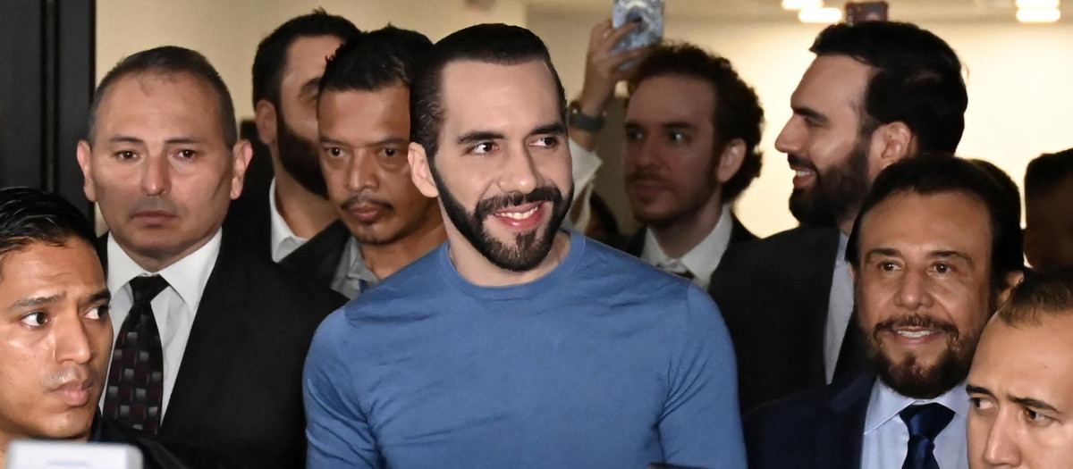 El presidente de El Salvador Nayib Bukele