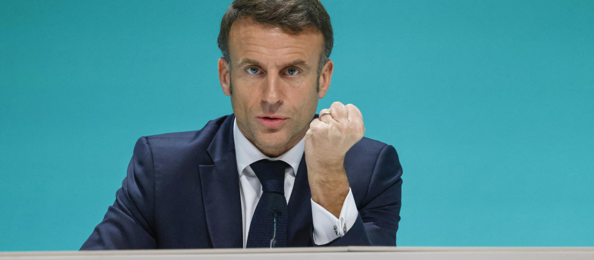 El presidente francés Emmanuel Macron