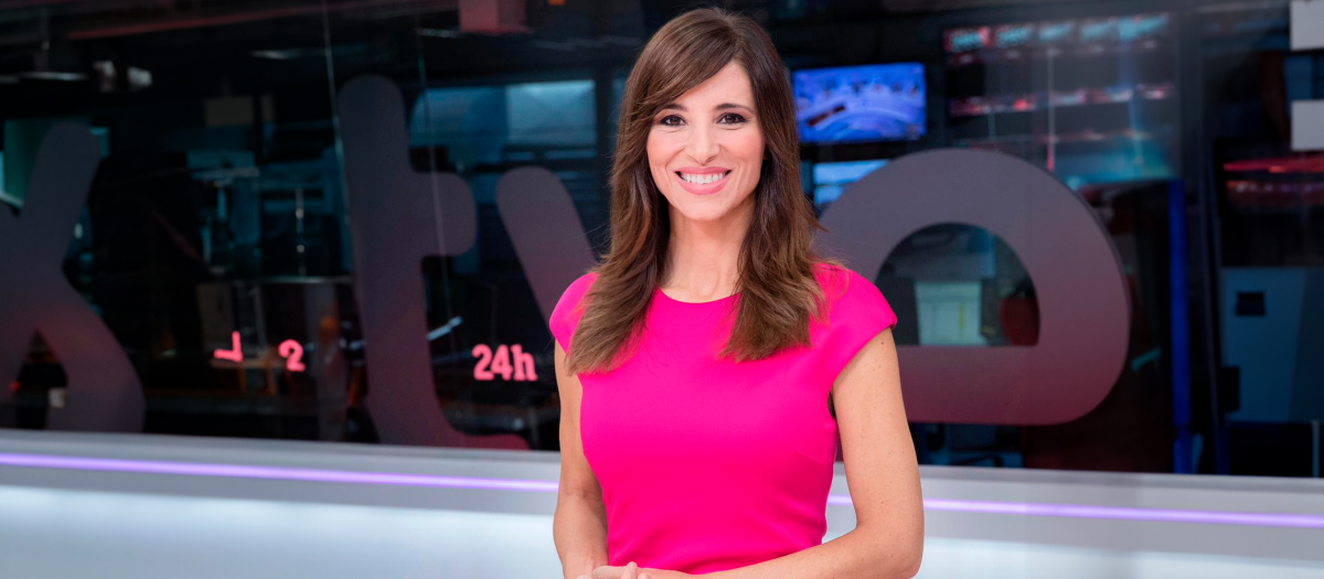 Olga Lambea, presentadora del Canal 24 Horas