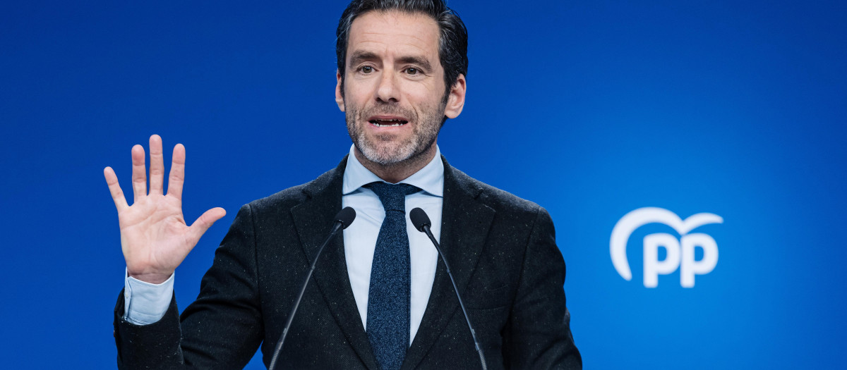El portavoz y vicesecretario de Cultura del PP, Borja Sémper