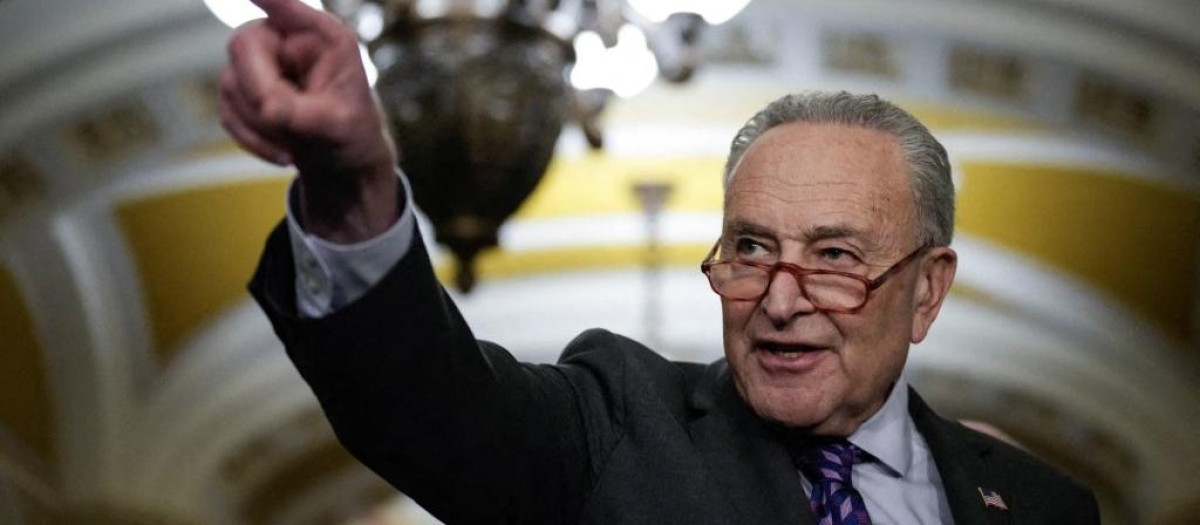 Chuck Schumer, líder de la mayoría demócrata en el senado