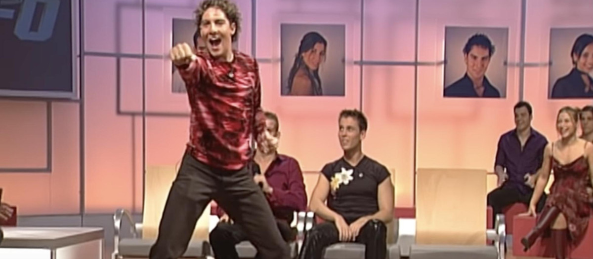 David Bisbal, en la gala 1 del primer 'Operación Triunfo'