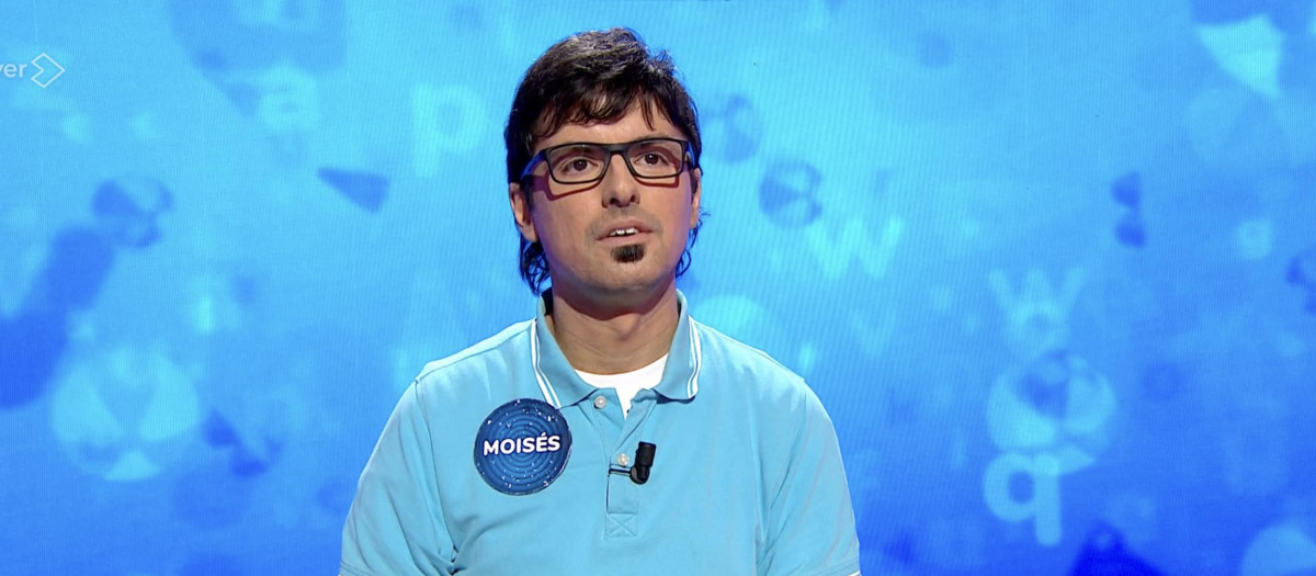Moisés, en un programa de 'Pasapalabra'