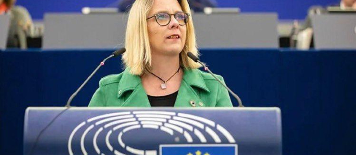 La ahora ex-eurodiputada Anne-Sophie Pelletier