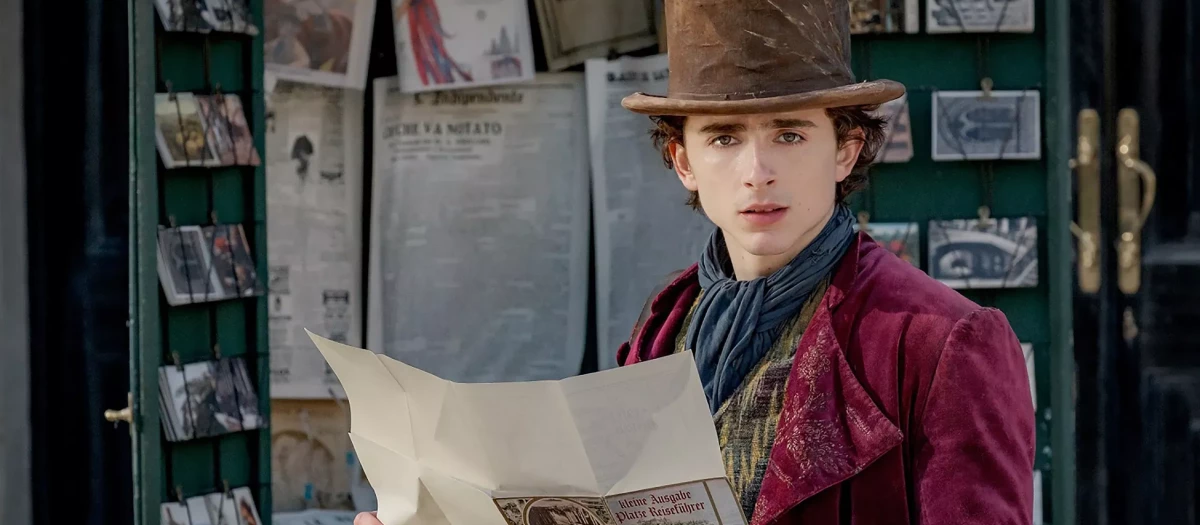 Timothée Chalamet es el protagonista de Wonka, que se estrena este miércoles en los cines