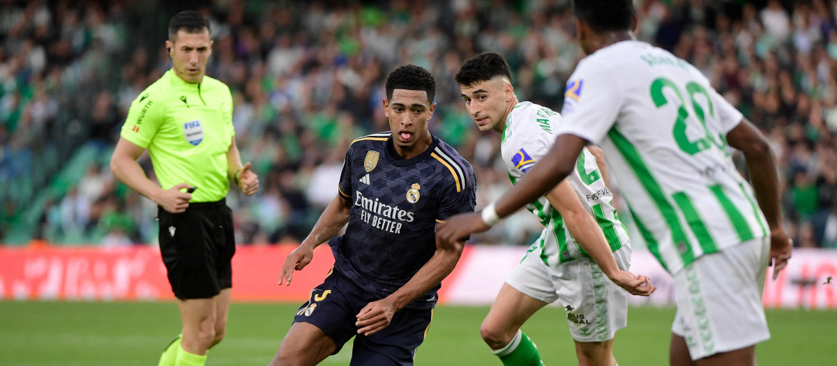 Bellingham, en el empate del Real Madrid ante el Betis en Liga