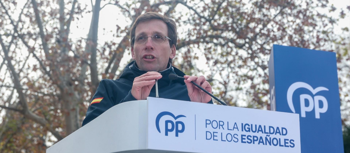 El alcalde de Madrid, José Luis Martínez-Almeida