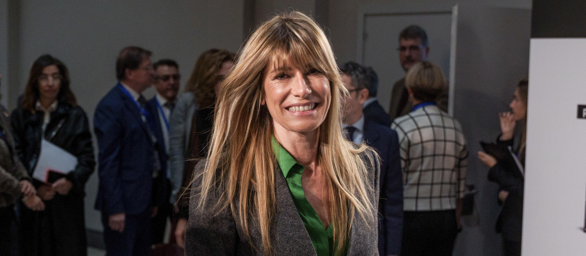 Begoña Gómez during book premiere "Tierra Firme" in Madrid on Monday 11 December 2023