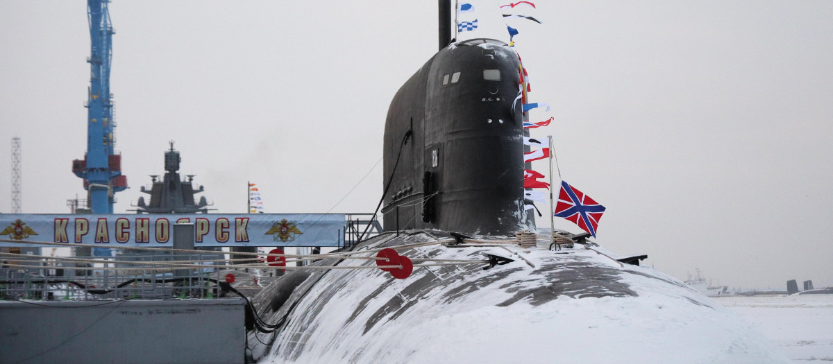El submarino nuclear ruso Krasnoyarsk