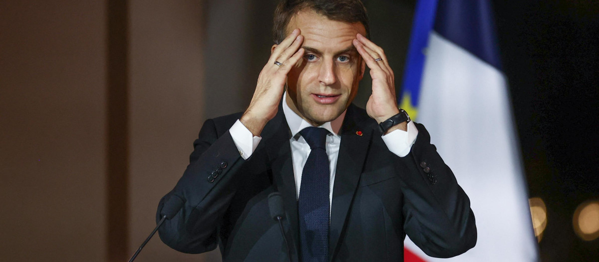 El presidente francés, Emmanuel Macron