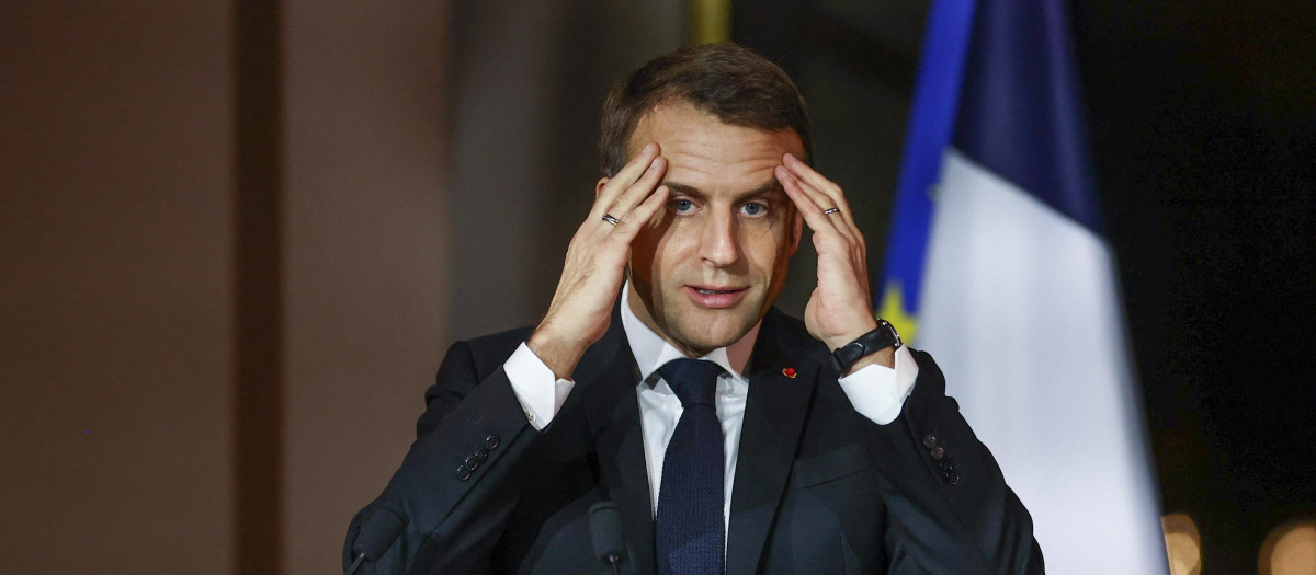 El presidente francés, Emmanuel Macron